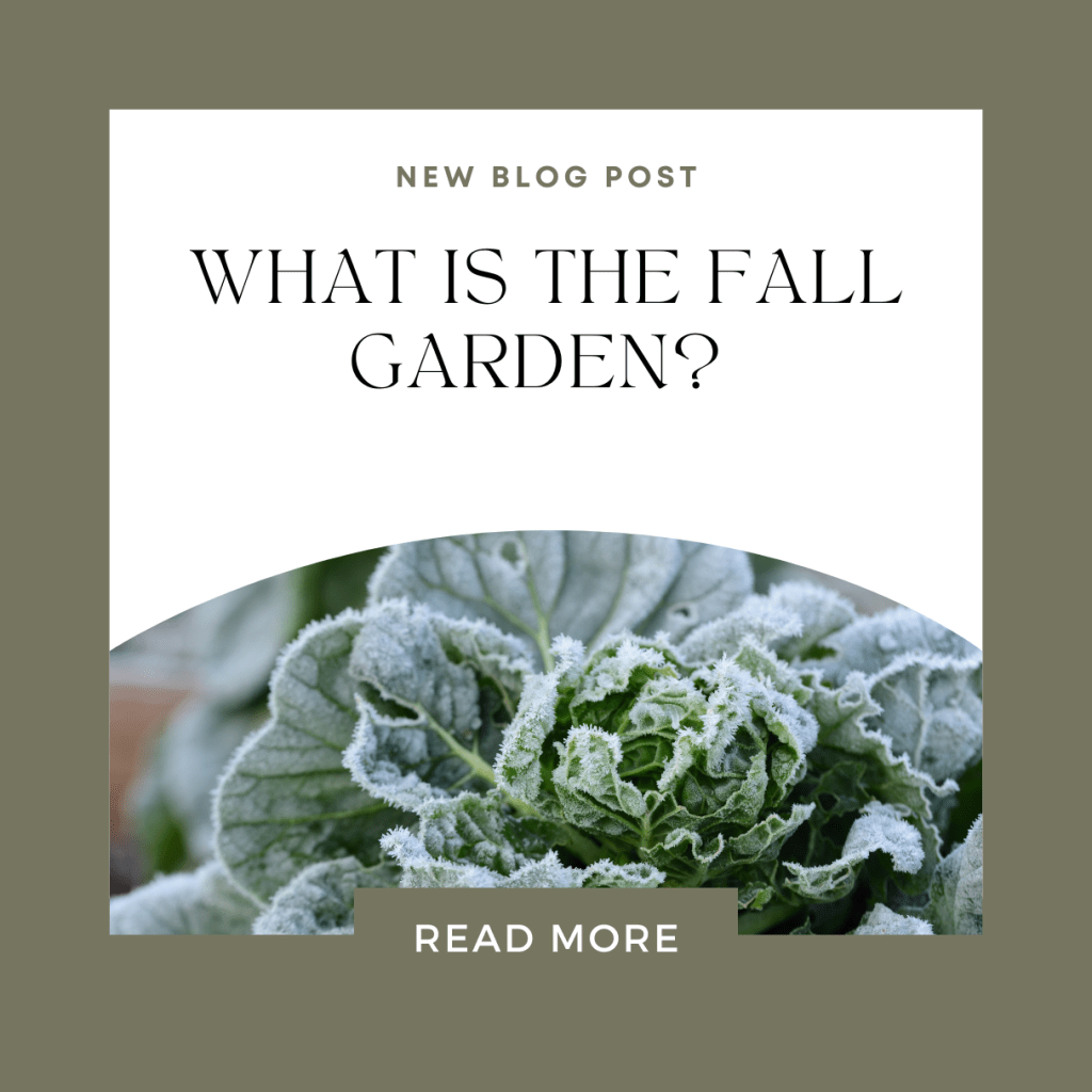 What is a “Fall&nbsp;Garden”?
